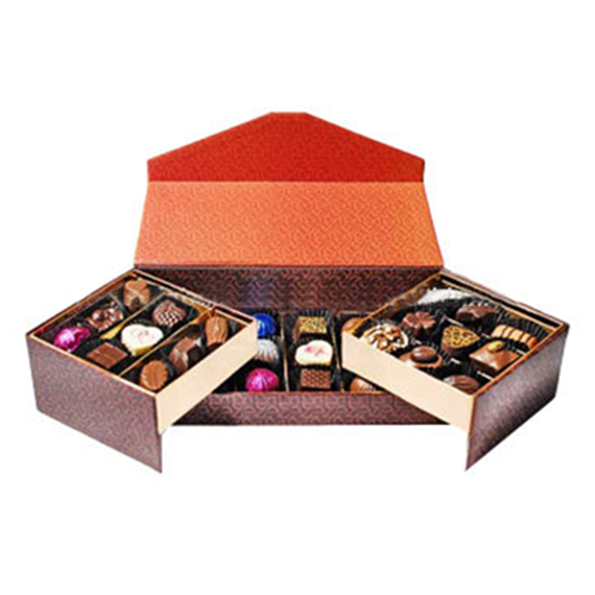 Custom Shoulder Neck Rigid Boxes CMYK Color Printing For Biscuit