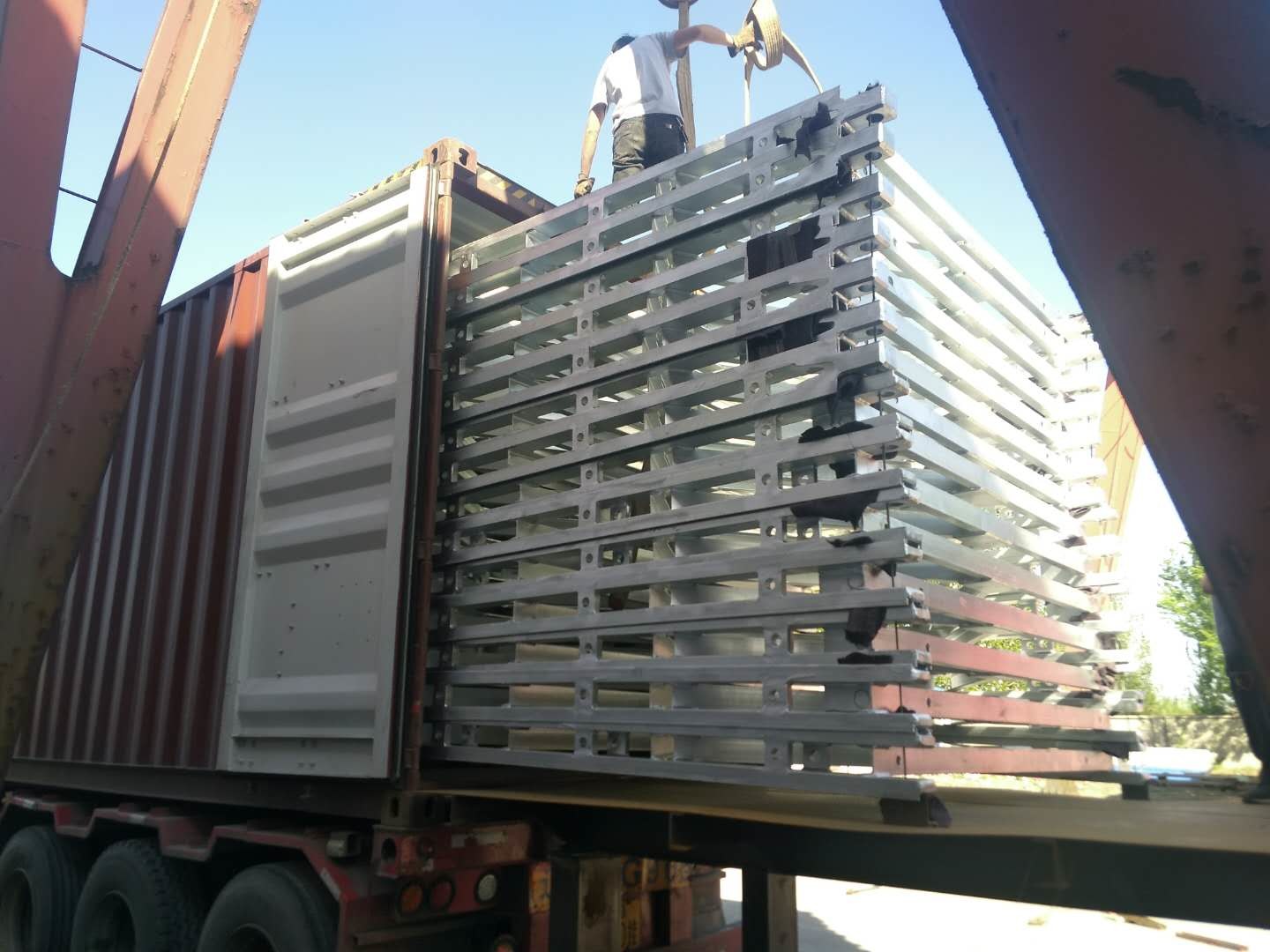 200 Type Prefabricated Steel Bailey Bridge With Galvanized Or Painted Surface