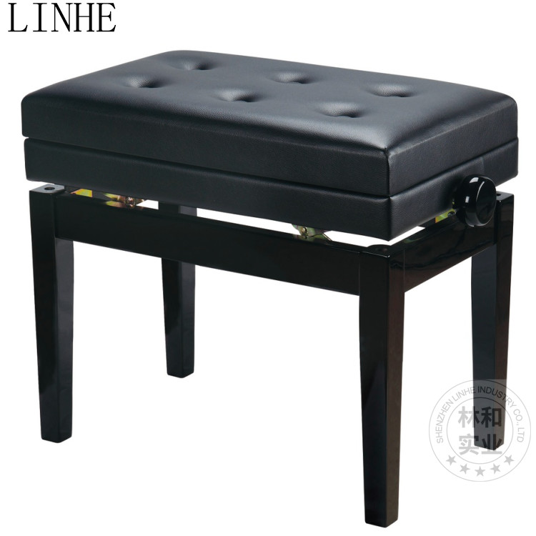 Double lifting piano playing stool with book box folding bench surface electronic piano stool piano cover piano accessor