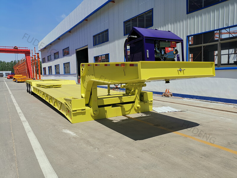 Heavy Equipment 15M 3 Axle Detachable Gooseneck Trailer