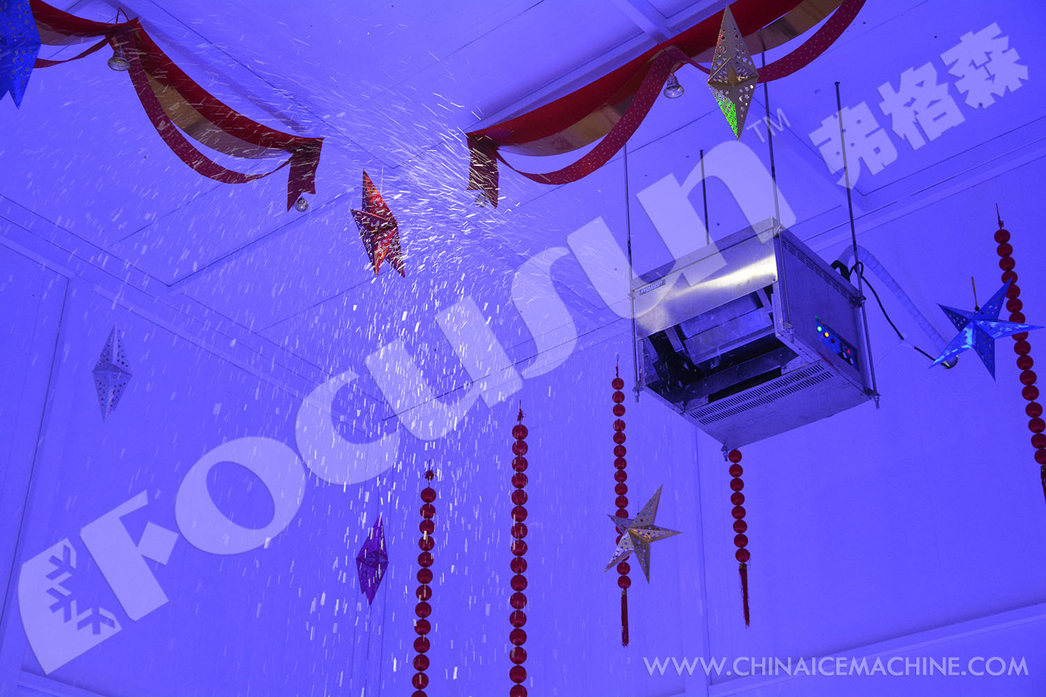 Focusun Indoor Snow Falling Machine with Stainless Steel 304 and Copeland Compressor