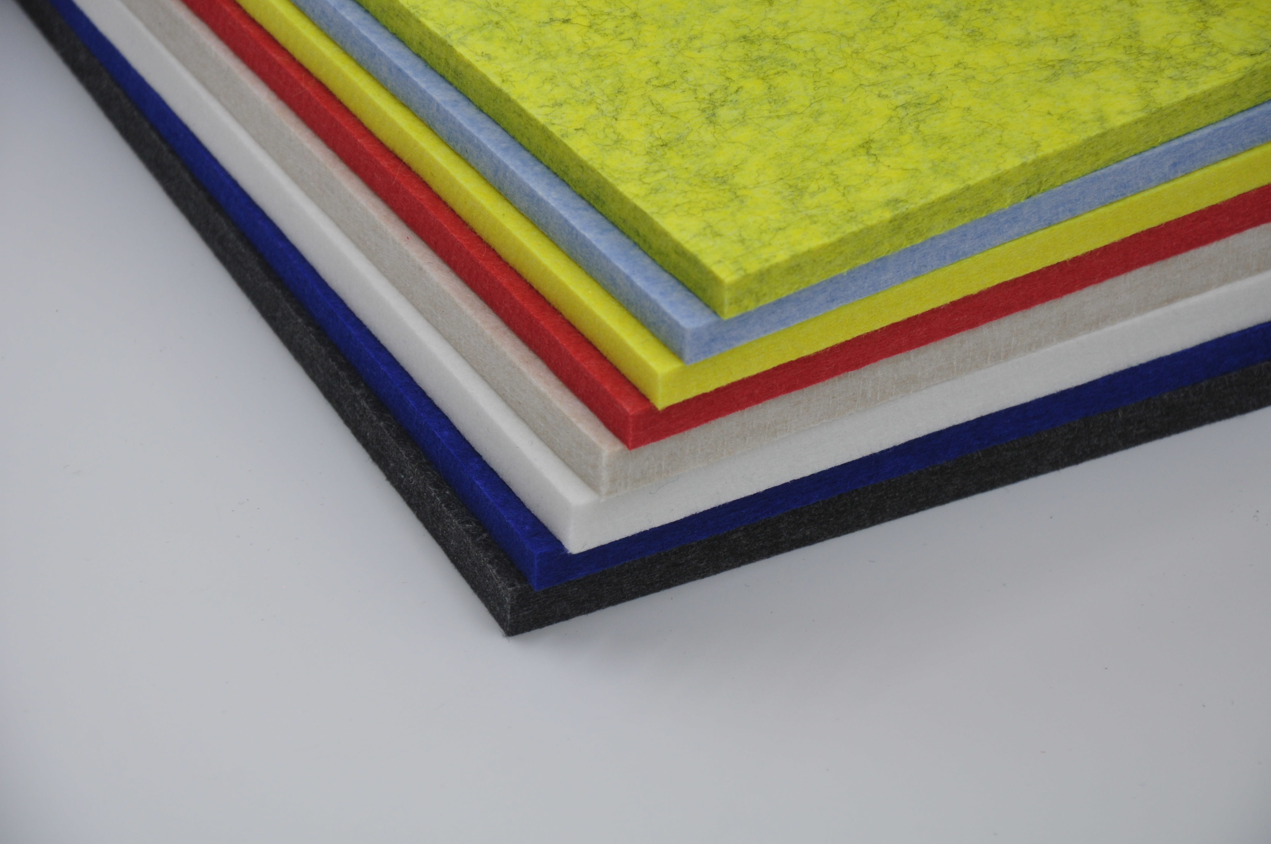 Sound Absorbing DIY PET Acoustic Wall Panel Sound Proofing Polyester Fiber For Cinema Office