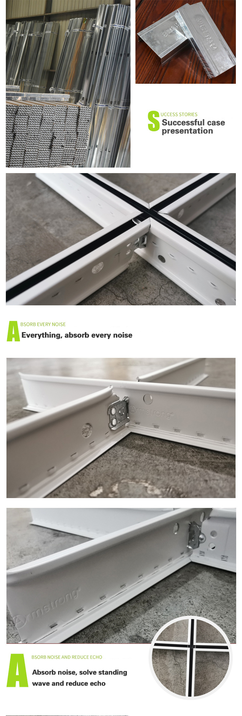 Contemporary Design Customized Shape U Shaped Light Steel Keel Modern