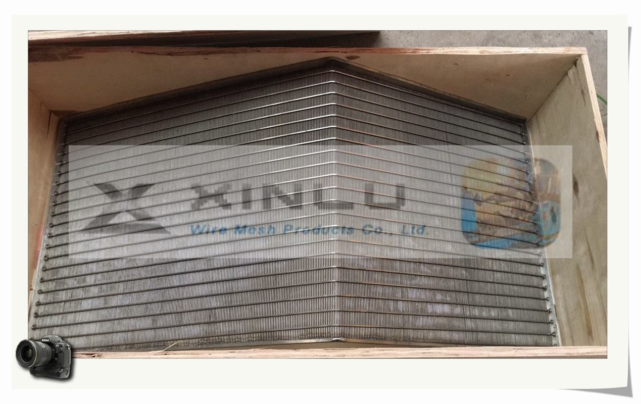 WEDGE WIRE PANEL / WIRE WRAPPED SCREEM PLATE / JOHNSON FILTER PANEL FROM XINLU METAL WIRE MESH