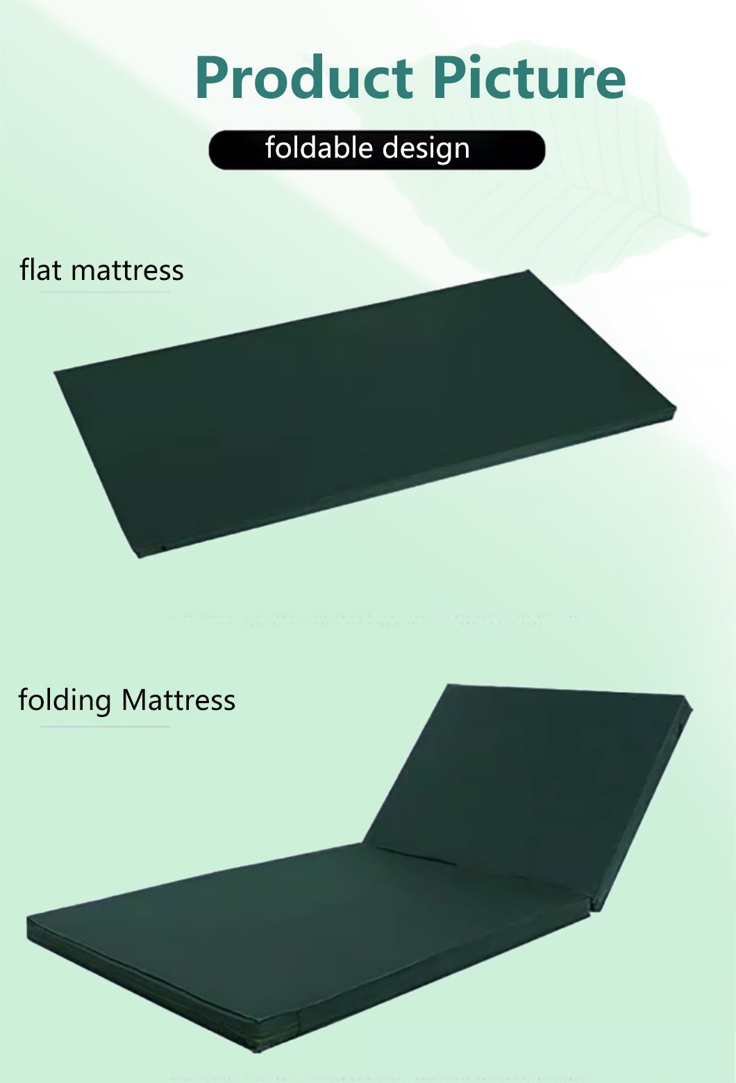 Wholesale Waterproof Cheap Medical Folding Foam Bed Mattress for Hospital Bed