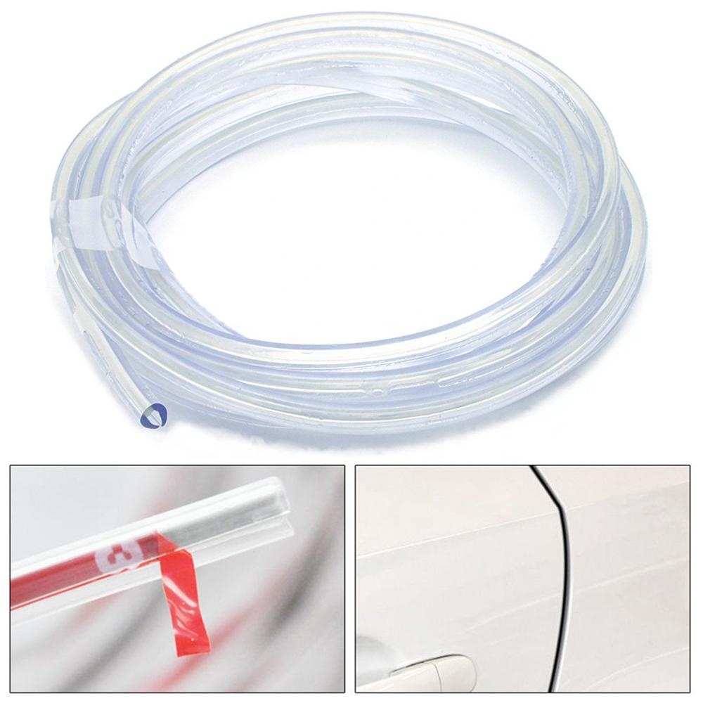12mm or Customized Transparent Clear Protected Edge Lining Trim Molding Rubber Seal Strip for Automotive