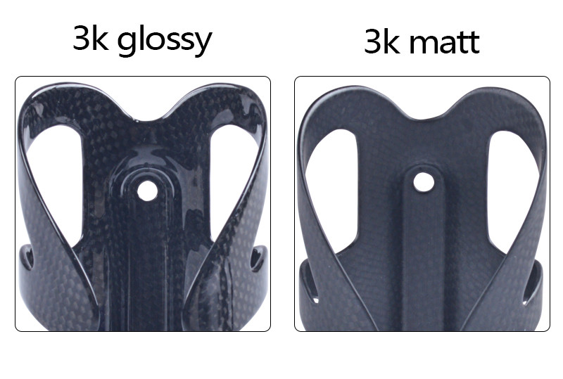3K Matte Weave Carbon Fiber Mountain Road Bicycle Bottle Cage