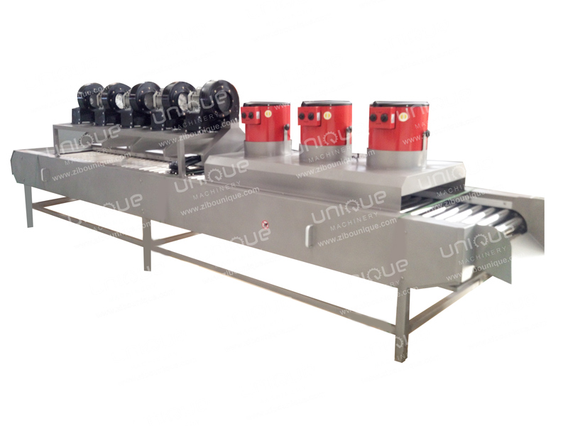 Hot Air Roller Belt Mesh Conveyor High Pressure Fans Air Dryer for Fruit and Vegetable