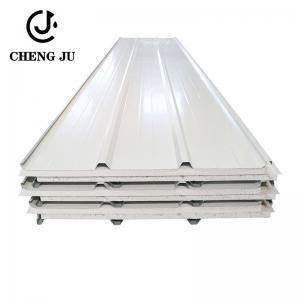 Buy cheap Metal Sandwich Panel Roof Prefabricated Building Polyurethane Insulation Roof Sandwich Panel product