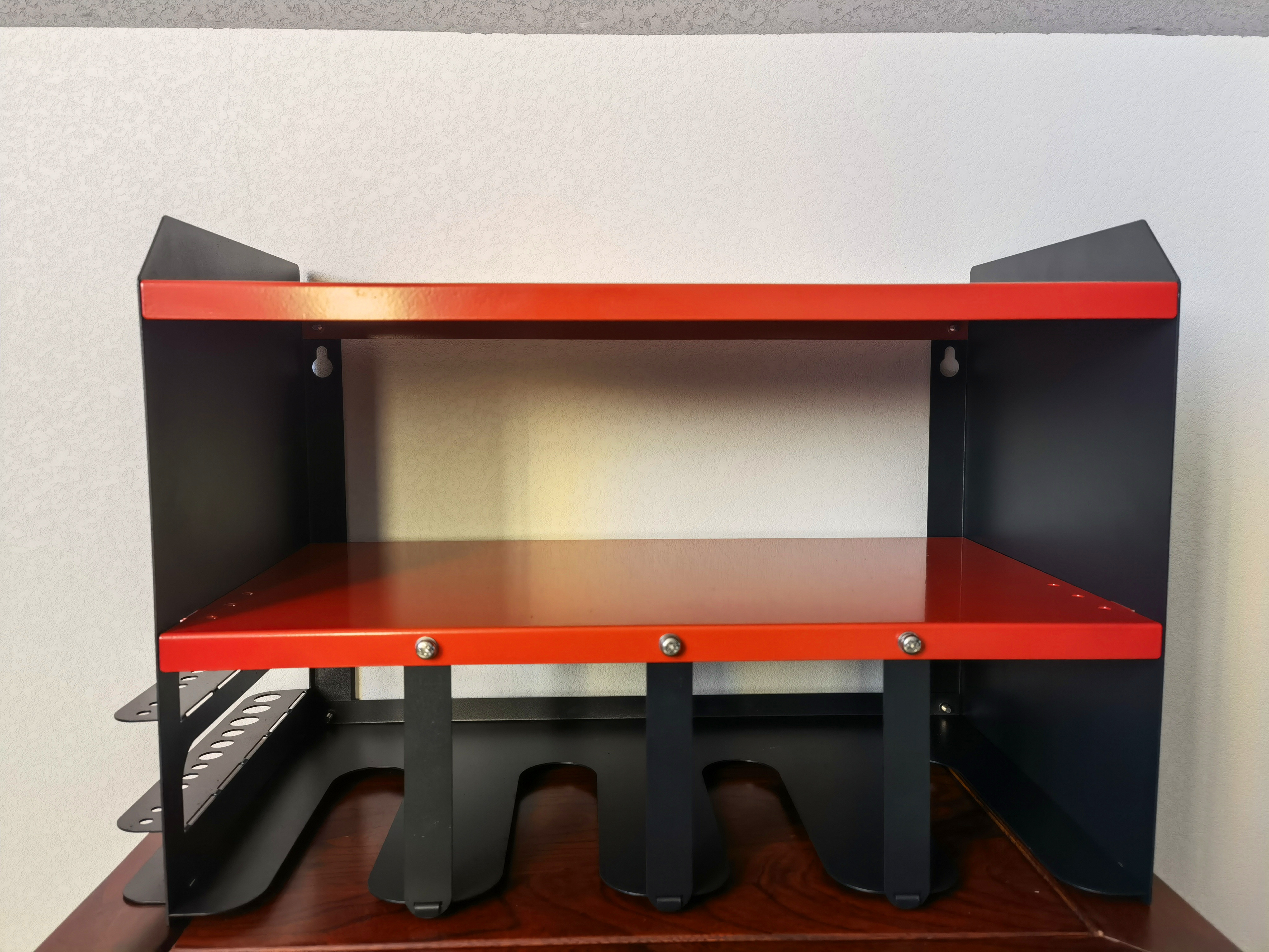 Garage Cordless Power Tool Pegboard Hook Organizer with 2 Shelf Cordless Drill Storage