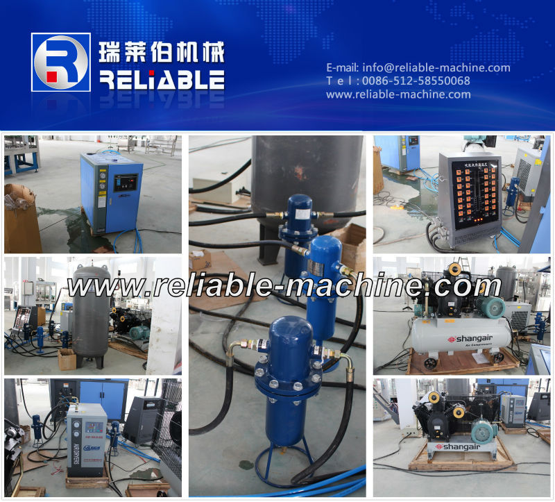 6000 BPH Bottle Blow Molding Machine 6 Cavities 0.1 - 2 L Container Volume