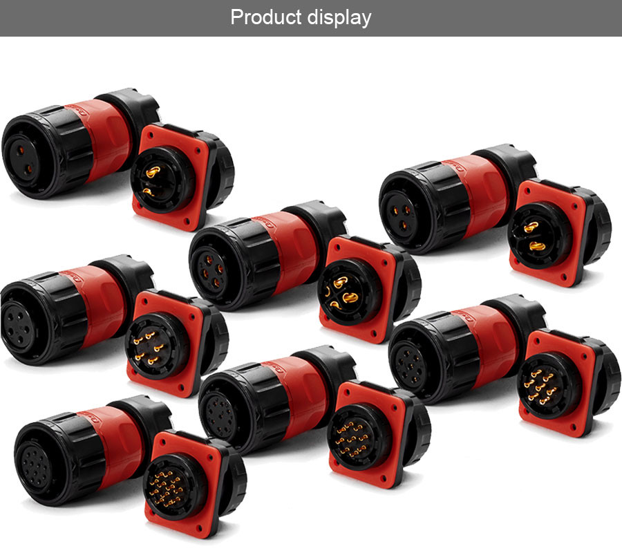 Hot Sale 12Pin Wire Harness Sockets Connector XLR Heavy Duty Connector for Automatic Device