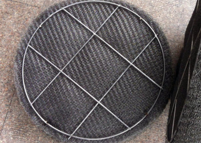 Knitted Vapor Liquid Filter Square Wire Mesh Demister Pad