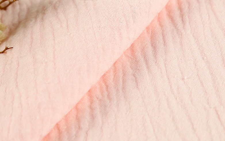 No Fluorescent Agent Bamboo Gauze Fabric For Baby Clothing 53 Inch Width
