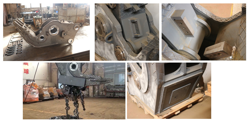 1600kg Concrete Hydraulic Pulverizer Attachment For Excavator