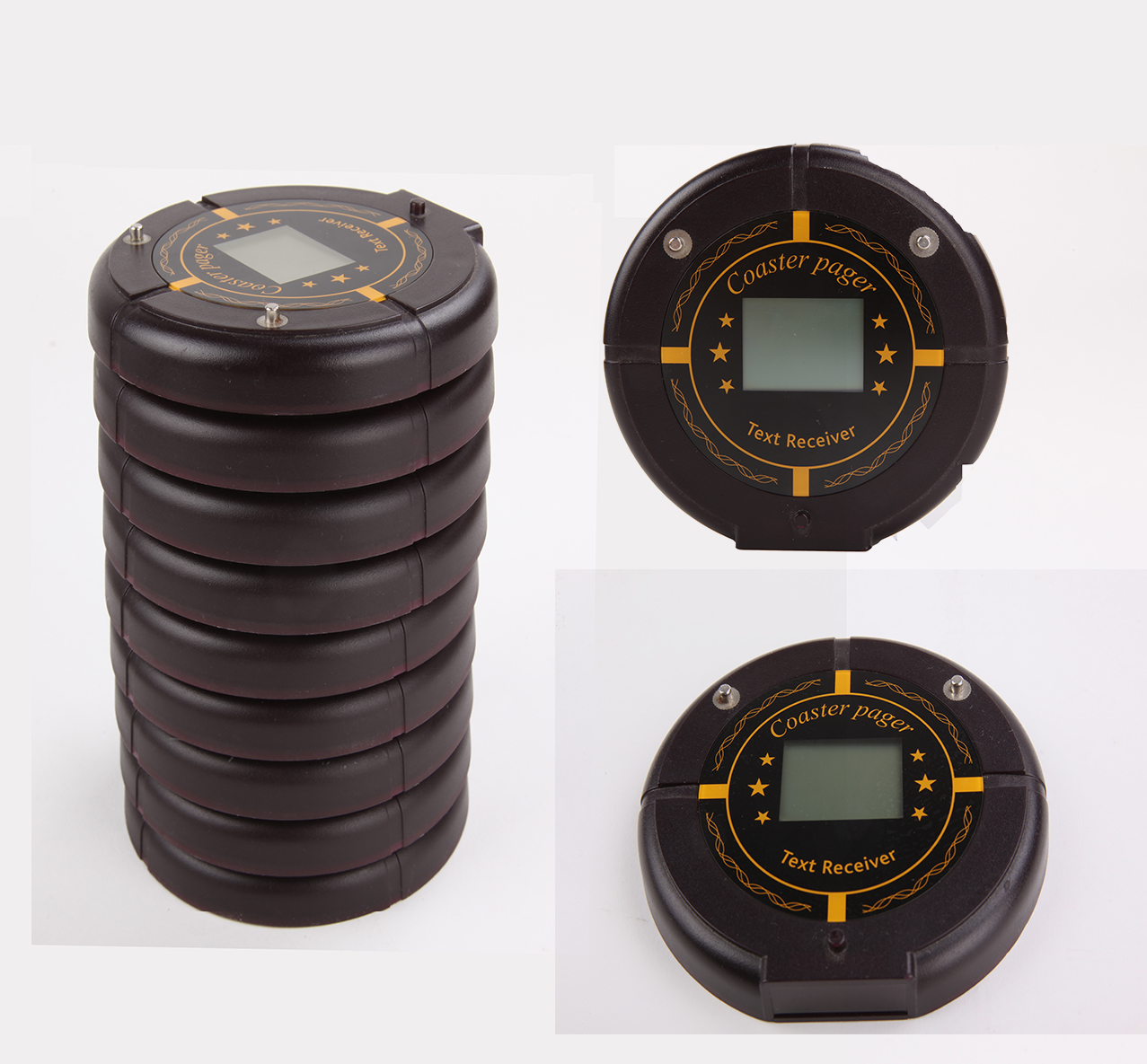 New arrival of restaurant guest queue system with LED display pagers and support customized frequency keyboard