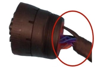 Green Deutsch 9 Pin J1939 Female to Type 1 J1939 Male CAN Bus Cable