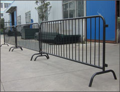 Hot Dipped Galvanized Crowd Control Barriers For Sale, Available any Size Customized