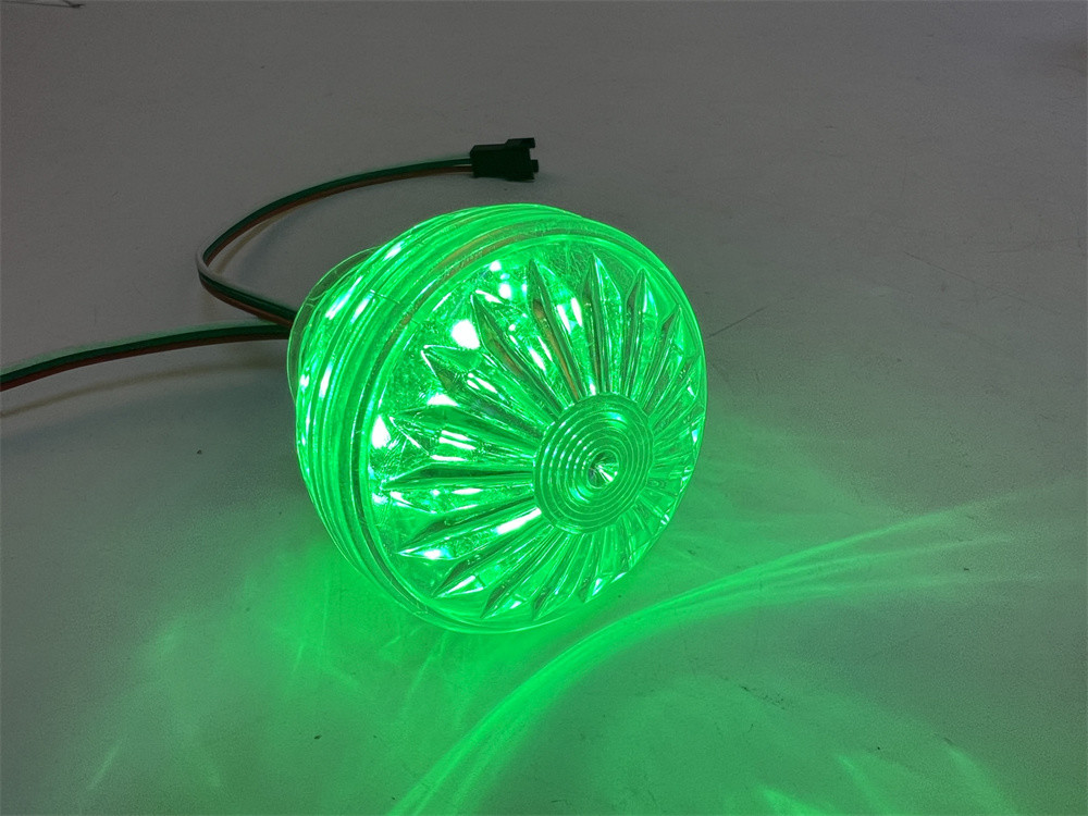 Integrated Mushroom 2W DC12V RGB Lamp 60mm LED Amusement Light