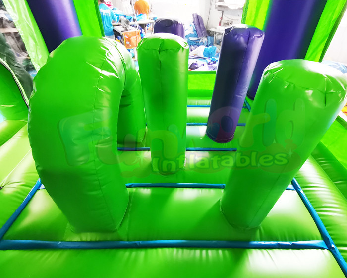 OEM Inflatable Bounce House Combo Super Hero Bouncy Castle