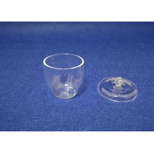 Buy cheap 25ML Clear Fused Quartz Crucible With Cover Custom Service Available product