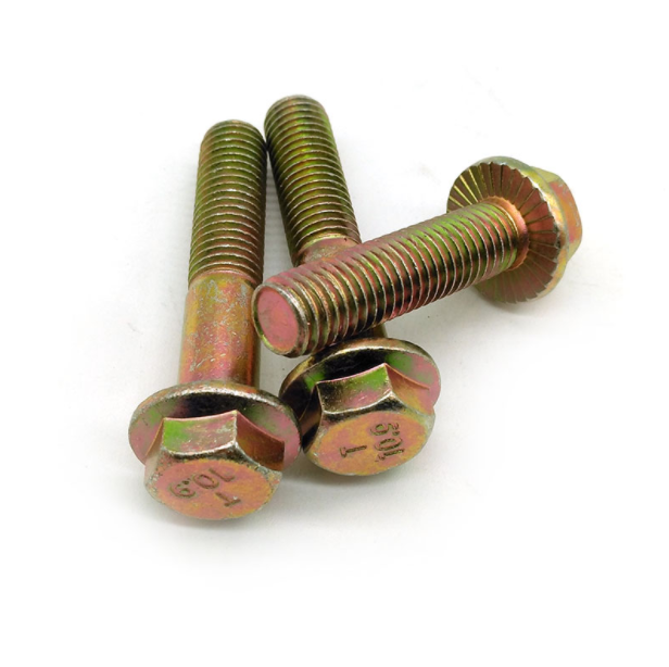 Titanium Hex Flange Bolt Length 3mm-500mm M3-M64 for Oil and Gas Industry