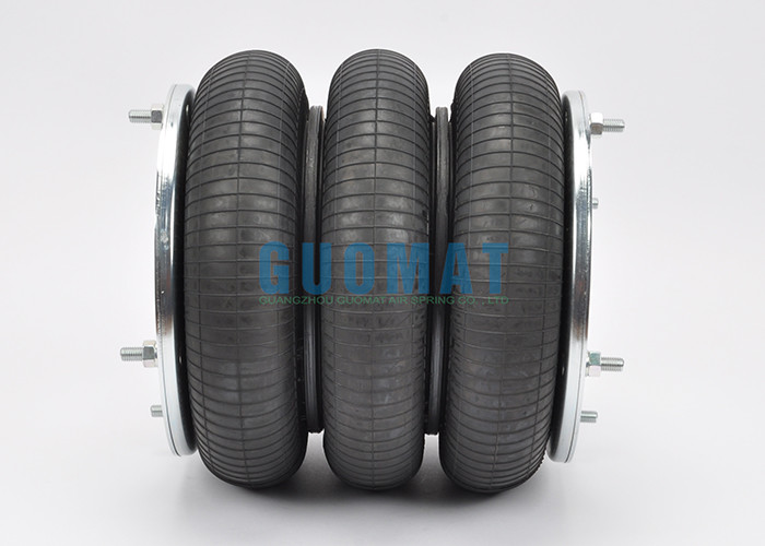 Industrial Triple Convoluted Air Spring Natural Rubber M/31123 G1/2 Norgren Air Bellow 12X3