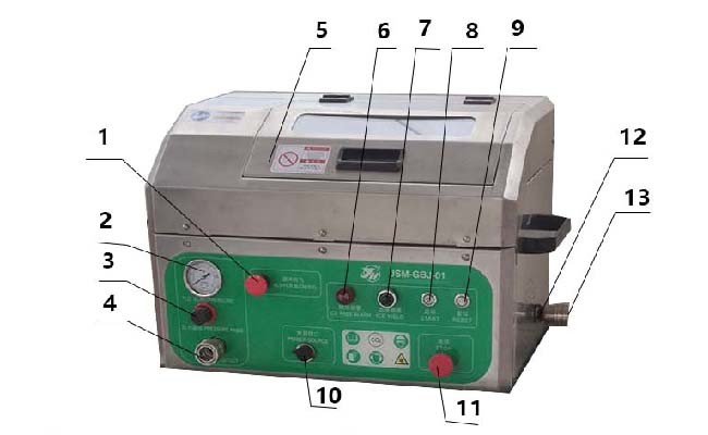 Dry Ice Cleaning Machine For Melt-blown cloth Mold Spinneret Plate Cleaning