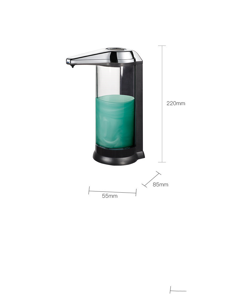 Chrome Automatic Alcohol Gel Dispenser 17oz 500ML Touchless