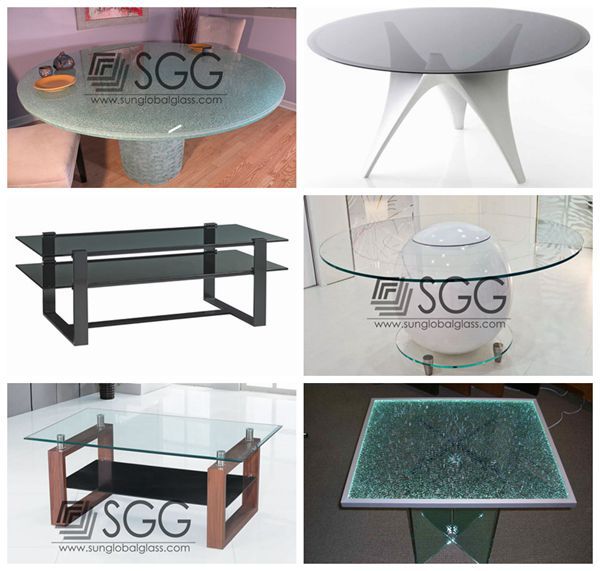 cracked glass table top