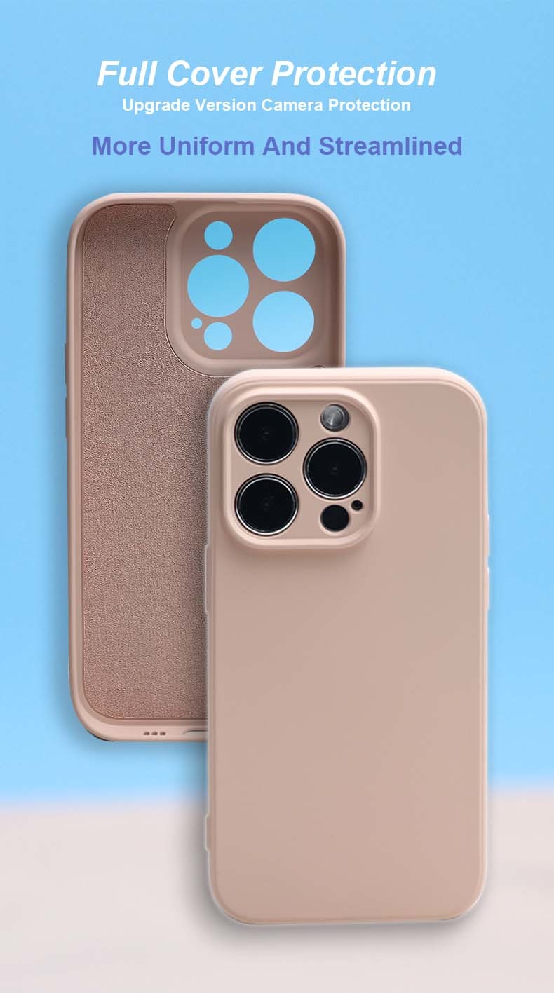 Camera Protection Silicone TPU Phone Case Soft Matte Shockproof For IPhone 16 15