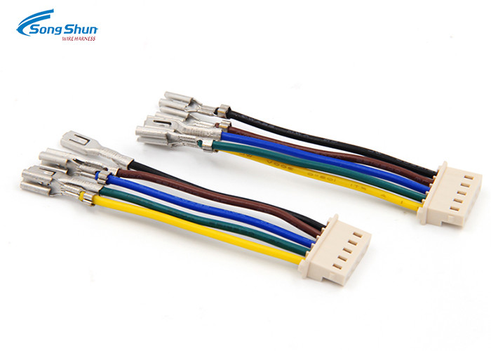 Chassis Electrical Wiring Harness 2.5mm Customized Connector 187 4.8x0.5 Terminals