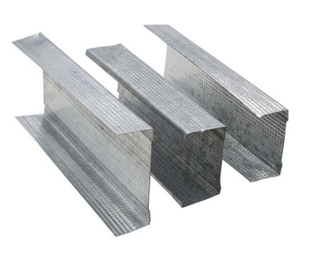 Construction Material Light Steel Joists Metal Track Zinc Coated Surface Treatment