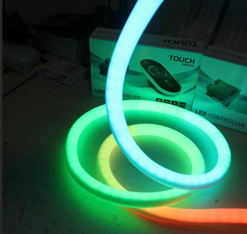 40mm Dream color flexible strip lighting 360 round ip68 neon bulbs & tubes pixel rgbic neon tube