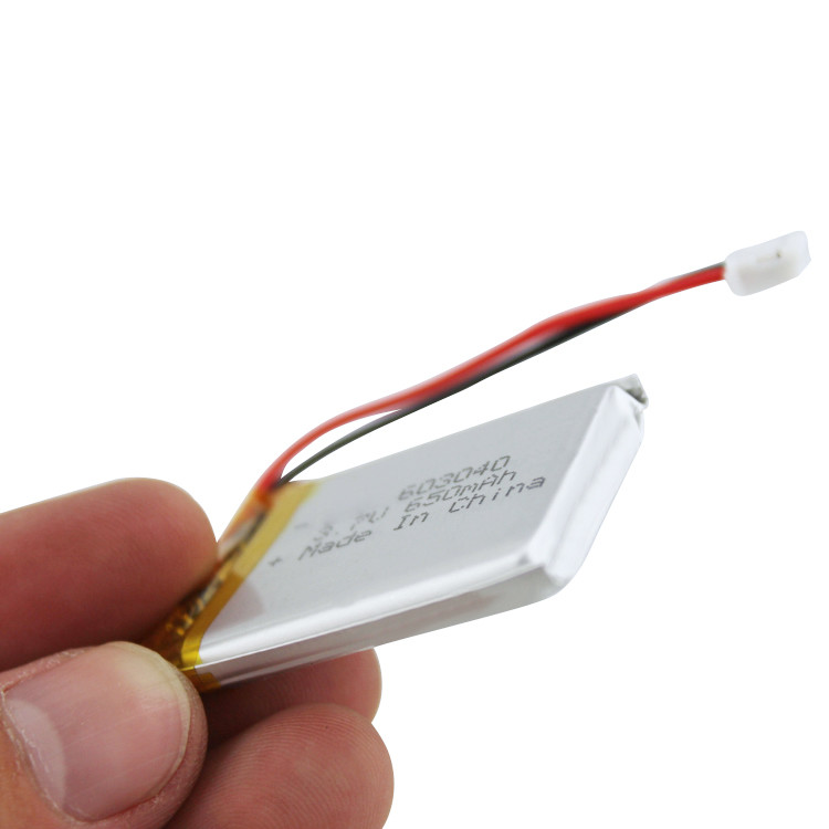 RoHS 603040 3.7 Volt 650mah Battery Medical Lithium Battery