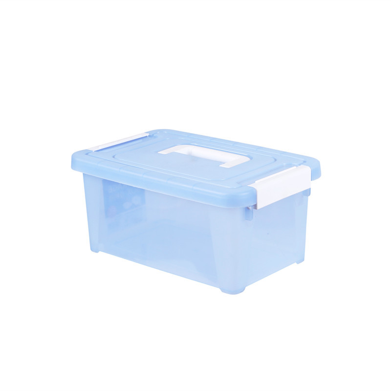 5L 15L Yards Clear Car Plastic Organizer Box With Handle