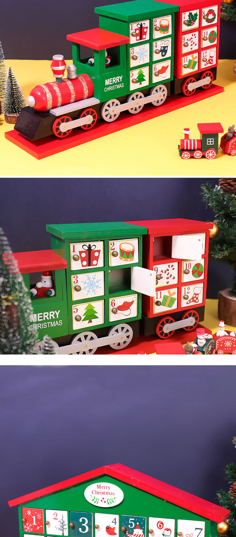 Cardboard Paper Box Christmas Recycled Calendar Gift Boxes