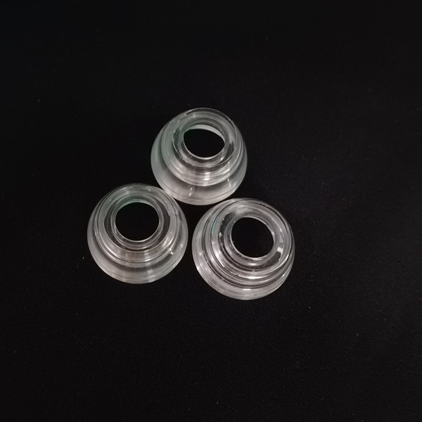 Customized Transparent Sapphire Parts In Pagoda Type With Hole
