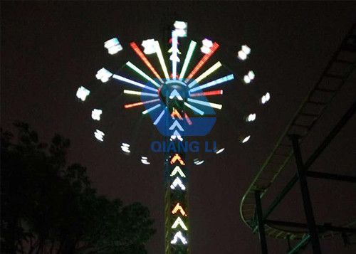 Safety Amusement Park Thrill Rides Top Drop Swing Rotary Flying Sky Tower Rides