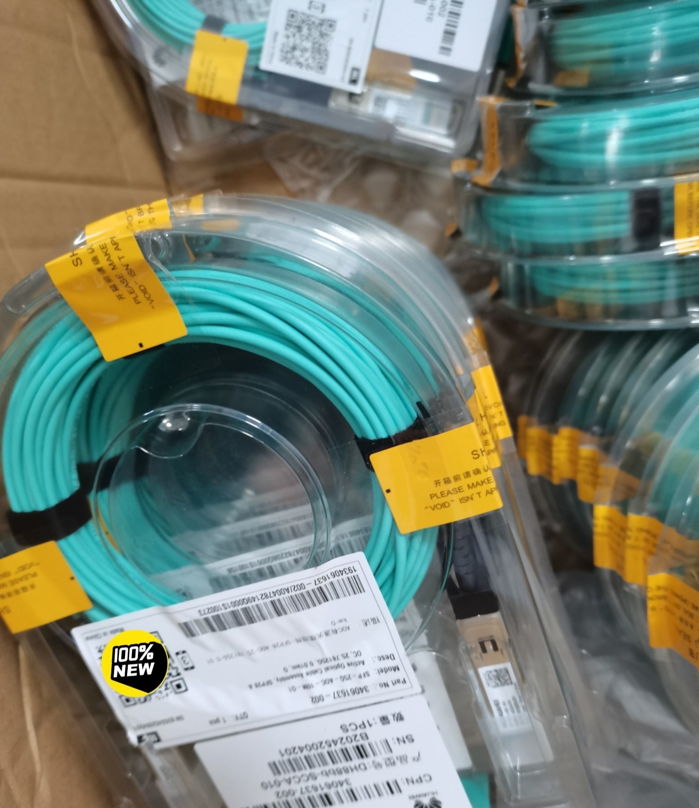 SFP-25G-AOC-10m Huawei Active Optical Cable Assembly, SFP28 AOC, 25.78125G, 0.01km
