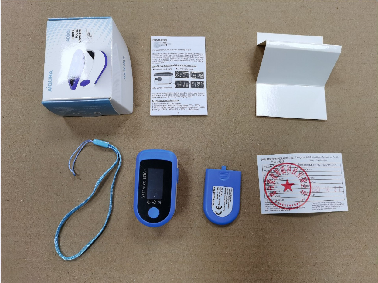Portable Fingertip Pulse Oximeter And Oximeter Finger Monitor