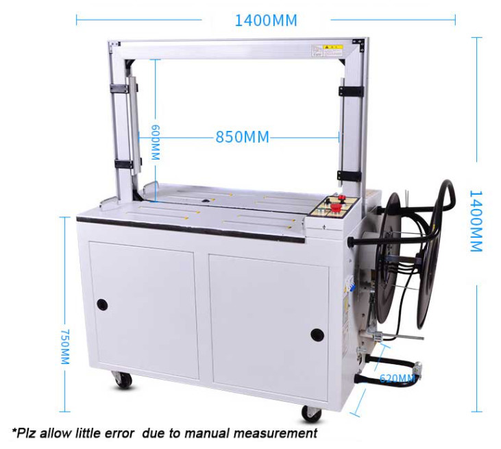 Corrugated Binding Carton Box Strapping Machine 850x600