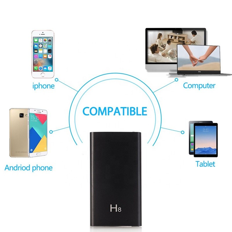 H8 Wifi Power Bank 1080P IP Live Cam Hidden Camera with 1080P HD Smartphone ip camera