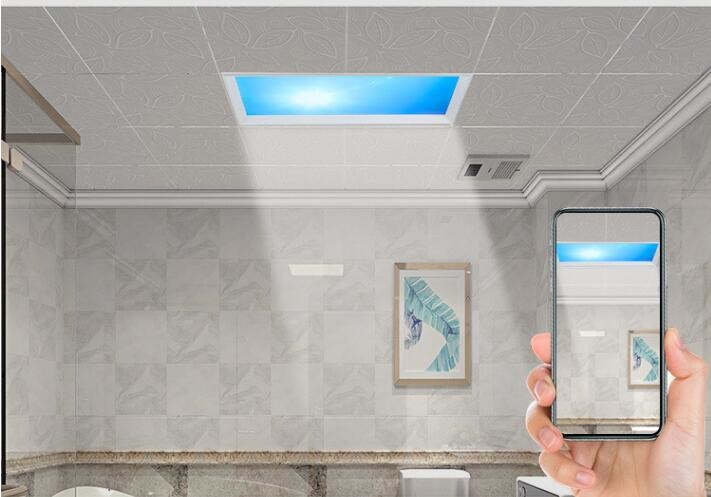 1200*600mm big Artificial Blue Sky Led Skylight Ceiling Panel modern healthy sunshine lightings