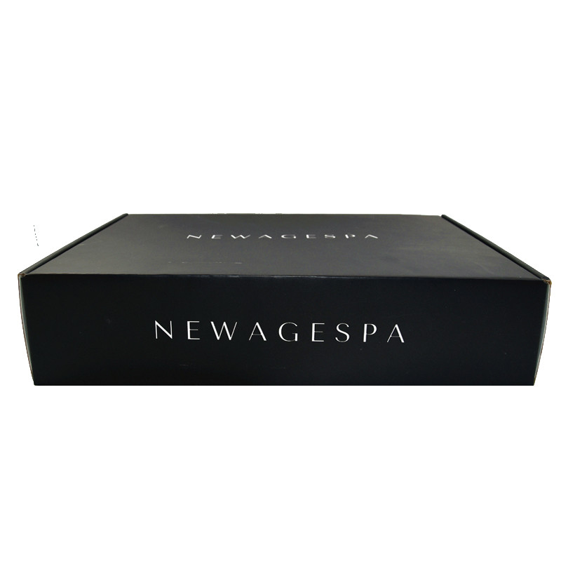 Colored Corrugated Mailer Boxes Small Black Corrugated Shoes Box For Shipping