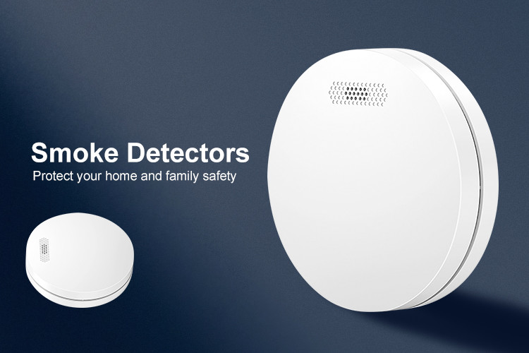 Photoelectric Sensor Smoke Alarm High Sensitivity Smoke Detector With Low Battery alarm