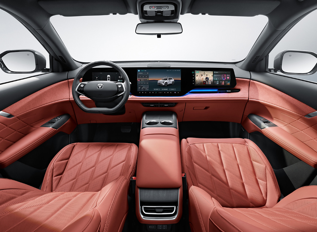 Electric Rear Window and Fuel Tank Capacity 50-80L Changan CS75 PLUS 1.5T SUV with 5-Seat 5-Door Panoramic Sunroof