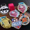 Buy cheap Custom Sport Souvenir Die Cast Medal Silver Gold Metal Soccer Gymnastics Medals from wholesalers