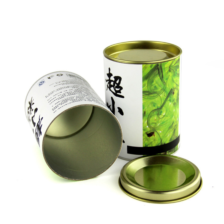 Recyclable Tobacco Packaging Paper Composite Cans For Food Packaging