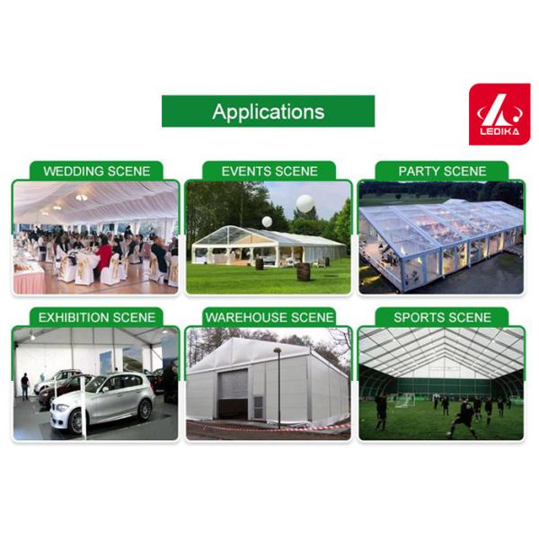 Snow Load 75KG/SQM Aluminum Structure Tent For Wedding Activities